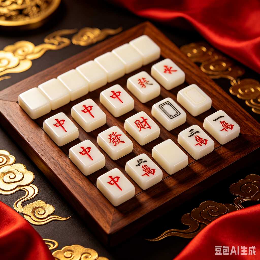 mahjong set for home entertainment